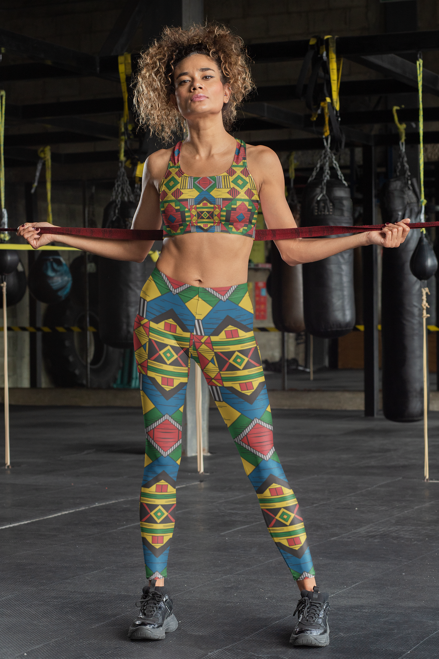 "Kente Heritage" Athletic Leggings